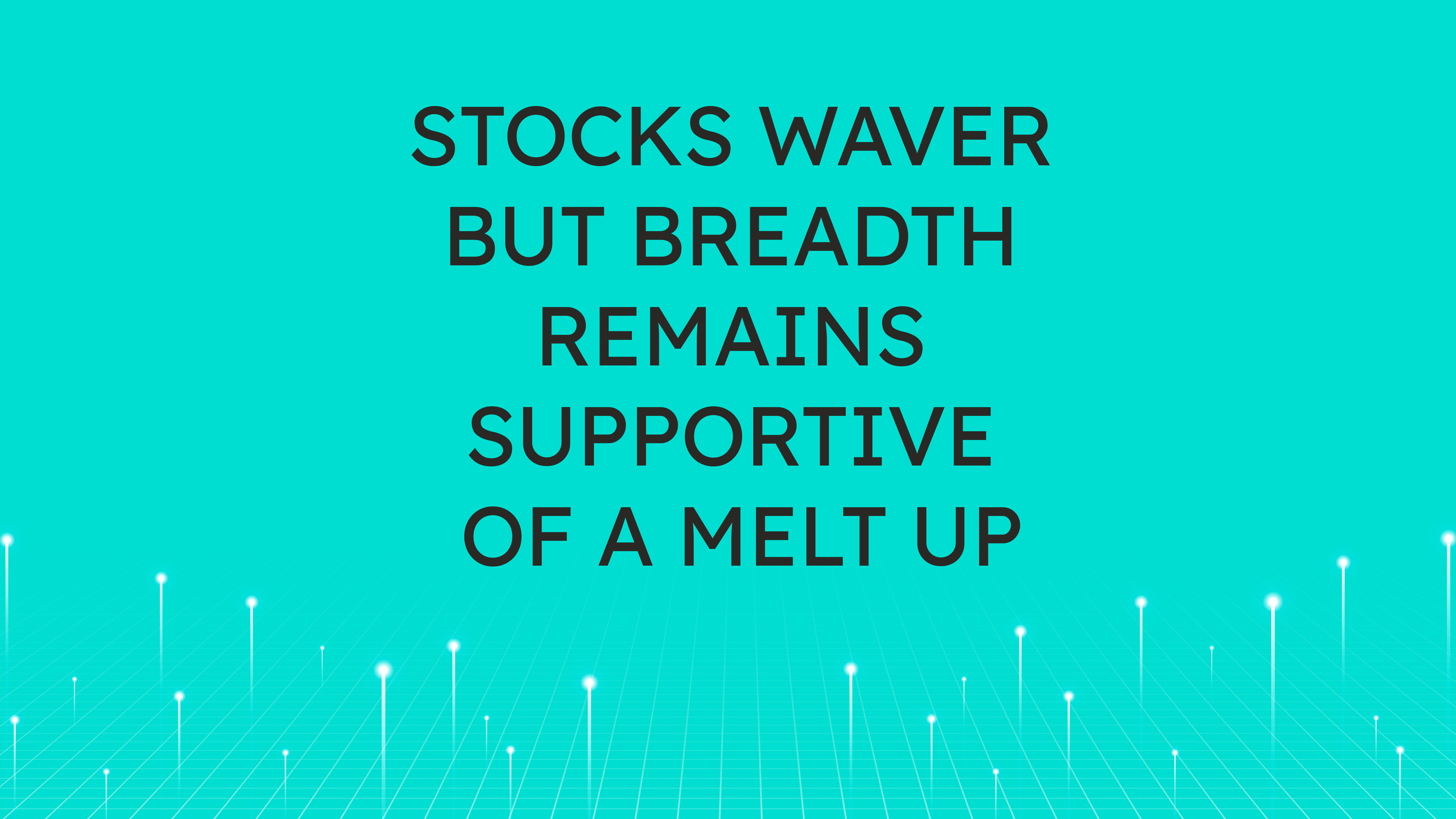 Stocks Waver but Breadth Remains  Supportive of a Melt Up