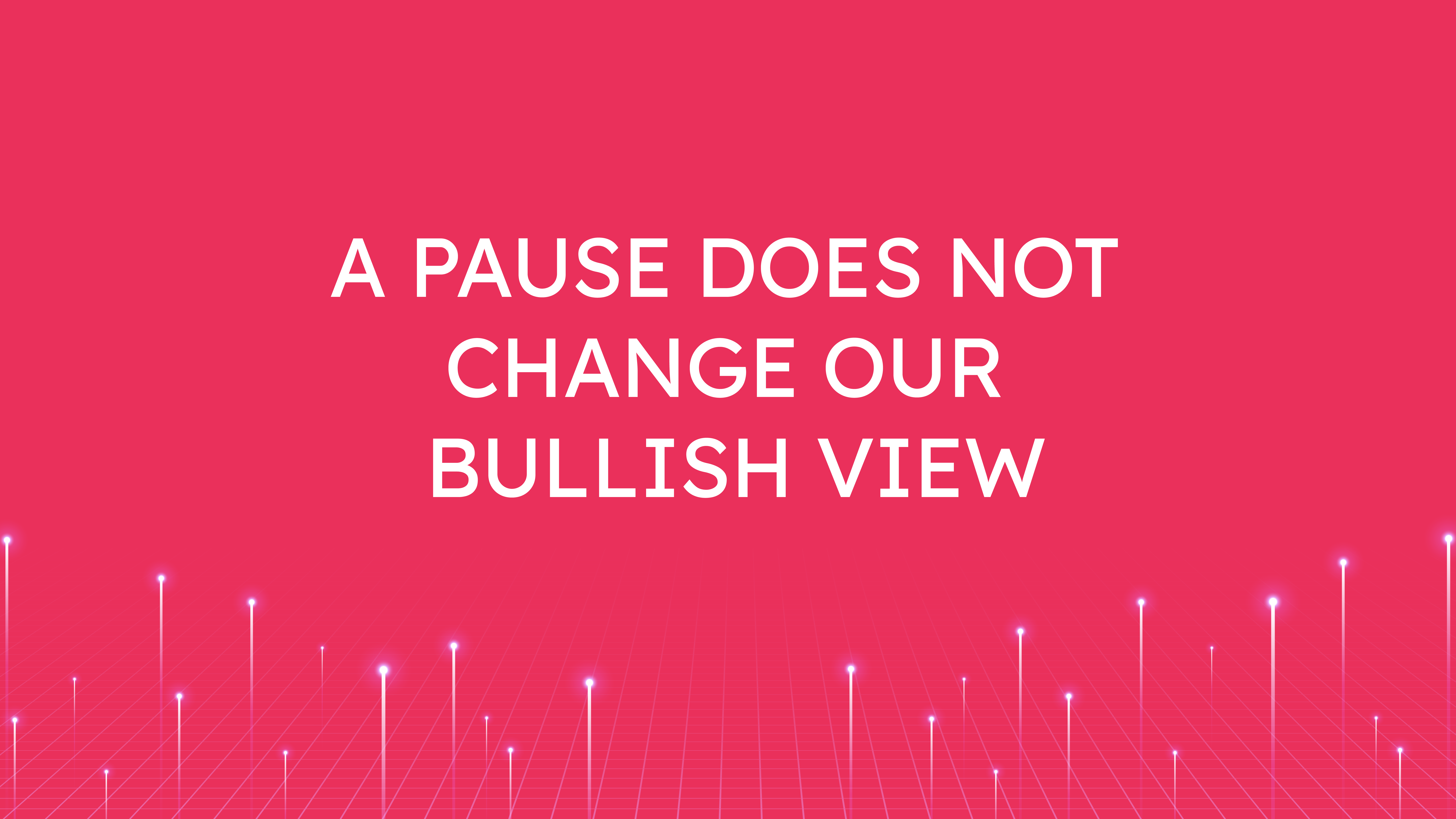 A Pause Does Not Change  Our Bullish View