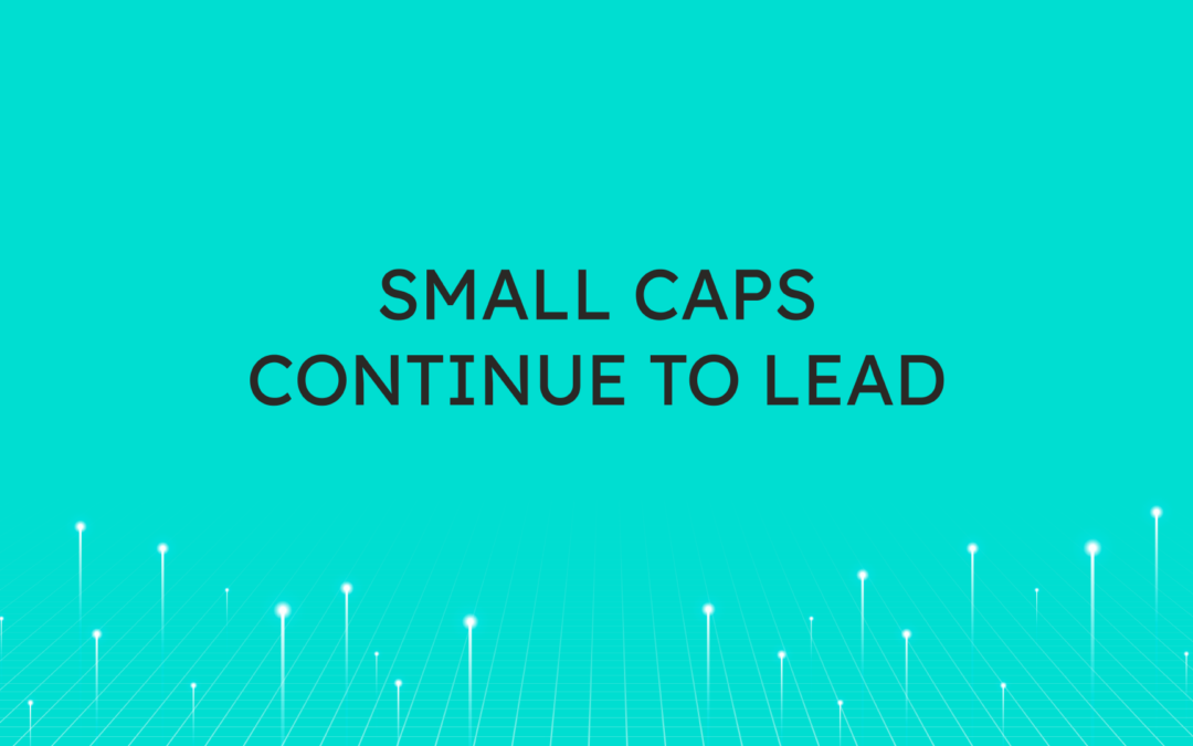 Small Caps  Continue to Lead