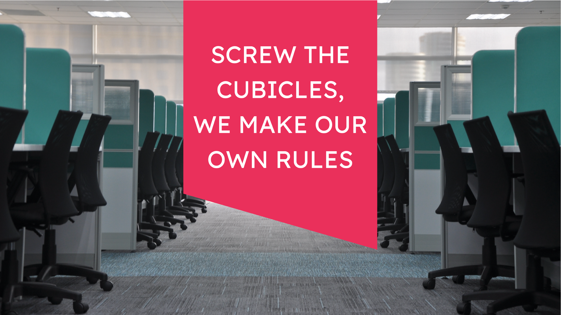 Screw the Cubicles, We Make Our Own Rules